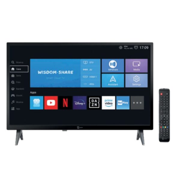 TELE System SMART24 LS2 A11 59,9 cm (23.6") HD Smart TV Wi-Fi Nero 180 cd/m²