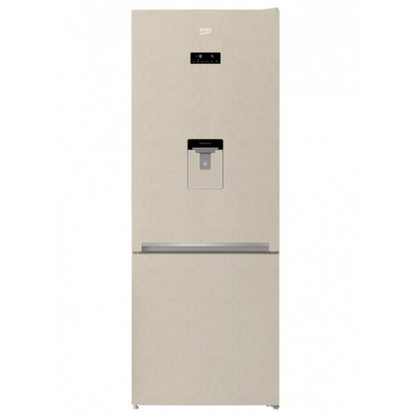 Beko RCNE560E40DBN Frigorifero Combinato Capacità 352 Litri No Frost Dispenser Acqua Classe E Sabbia