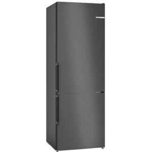 Bosch Serie 4 KGN49VXDT Frigorifero Combinato con congelatore Libera installazione 440 L Classe D Nero