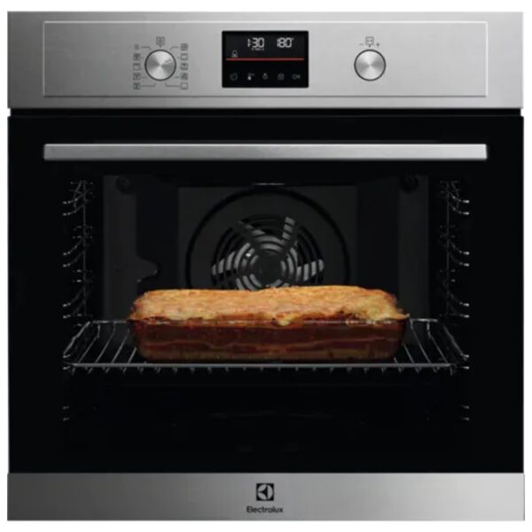 Electrolux EOF4P46X Forno Elettrico da Incasso Multifunzione con Grill Funzione Pizza 72 Litri Classe A+ Inox