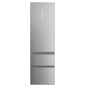 Haier HTW5620DNMG 3D 60 Serie 5 Frigorifero Combinato 3 Porte Capacità 414 Litri Raffreddamento No Frost Classe D colore Argento