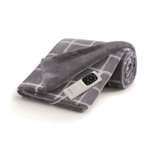 Imetec 16775 Coperta elettrica 6 temperature 150 W Grigio (16775B)