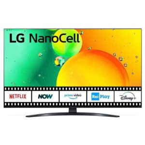 LG 55NANO766QA Smart TV 55 Pollici 4K Ultra HD Display LED Sistema WebOs