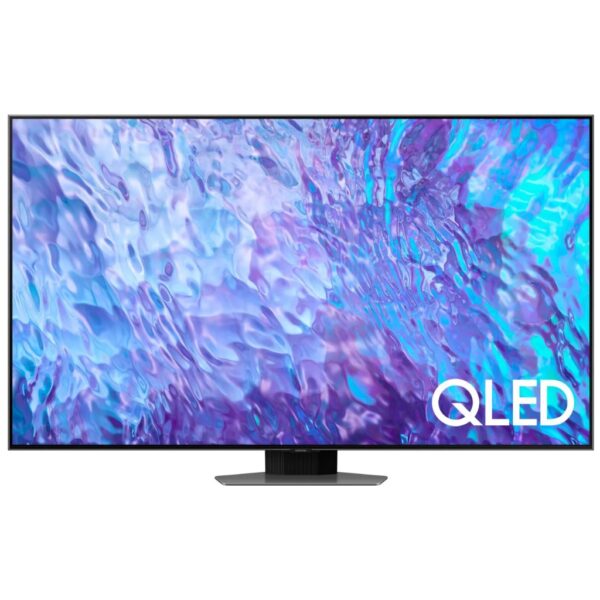 Samsung Series 8 TV QE65Q80CATXZT QLED 4K, Smart TV 65 Processore Neural Quantum 4K, Dolby Atmos e OTS Lite, Carbon Silver 2023