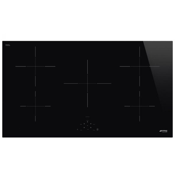 Smeg SI2951D Piano Cottura a induzione da 90 Cm 5 Zone di Cottura Nero