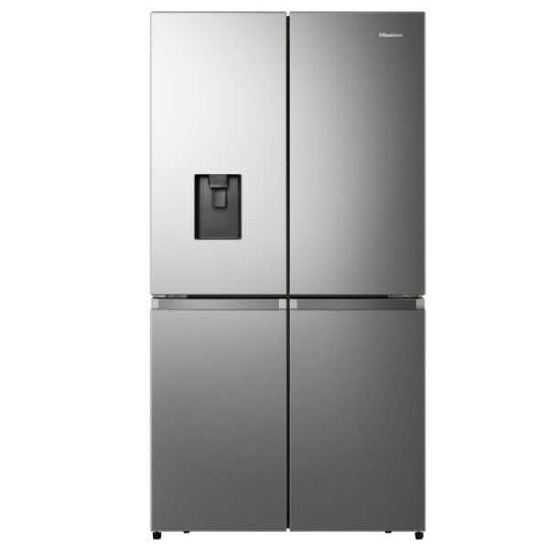 Hisense RQ758N4SWSE Frigorifero Side-by-Side Libera installazione 606 L Total No Frost Classe E Inox