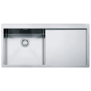 Franke PPX 211 TL Planar Lavello 1 vasca semifilofilotop 100 x 51 con Gocciolatoio destro - inox satinato