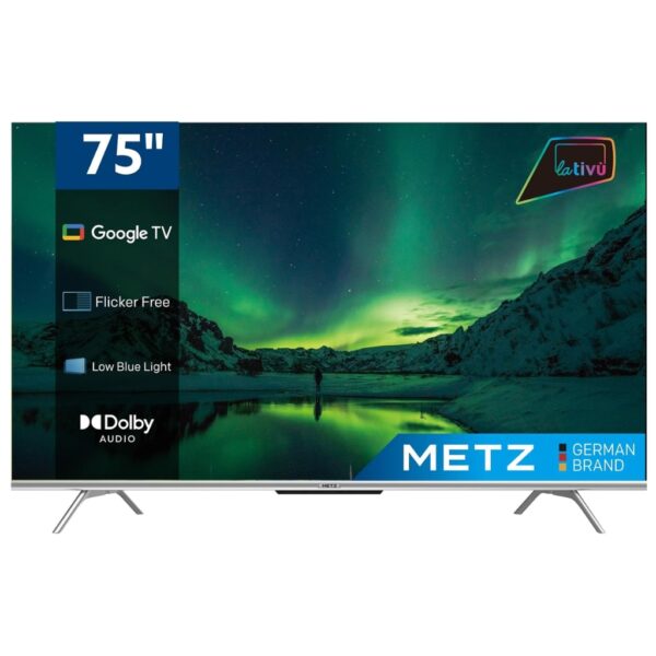 Metz 75MUD7000Z TV Led 75''4K Ultra HD 3840x2160 Smart Tv classe F Nero