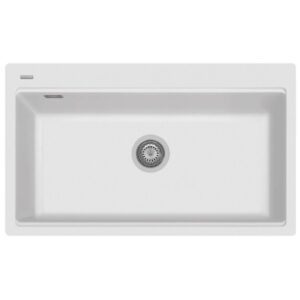 Plados Telma LX8610 UG 58 - MICROULTRAGRANIT Lux Lavello 1 vasca cm. 86 x 51 - bianco latte