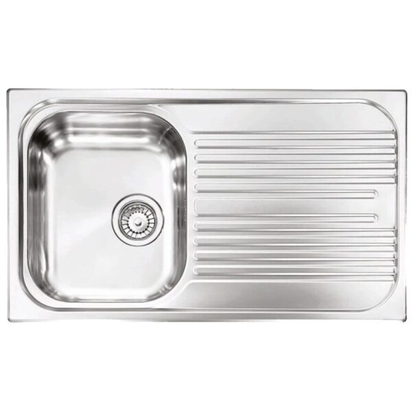 Plados Telma TL08611 Universal Lavello cm. 86x50 - inox 1 vasca sx + Gocciolatoio dx