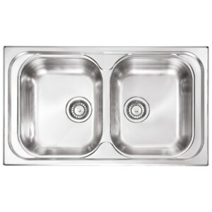 Plados Telma TL08620 Universal Lavello 2 vasche cm. 99x50 - inox