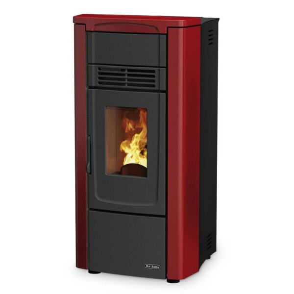 Dal Zotto Gabry Elite Stufa a Pellet 8 Kw Bordeaux (001281253)