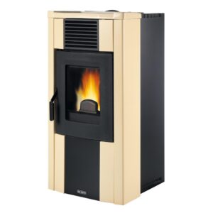 Dal Zotto Rita Elite Evo Stufa a Pellet acciaio Pergamena 10,3 kW (001275353)