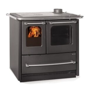 Nordica SOVRANA EASY EVO 2.0 Cucina a legna 7,5 kw - 215 m³ riscaldabili - nero antracite 701421