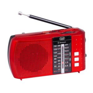 Trevi RA 7F20 BT Radio Portatile Multibanda Wireless USB MICRO SD Rosso