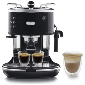 De Longhi ECO 311.BK Macchina per espresso 1.4 L 2 Tazze Acciaio inossidabile Nero