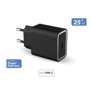 Metronic Caricabatterie USB C 25W PD NERO ( F149614 )