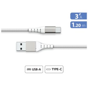 Metronic Cavo USB AC 3A BIANCO 1.2M ( F149412 )