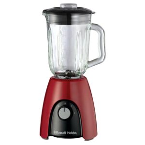 Russell Hobbs 27120-56 Frullatore con Bicchiere 1.5 L 650 Watt 2 Velocità colore Rosso e Nero