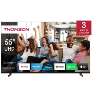 Thomson 55UG4S14 Tv 55′ Smart TV Android Google TV LED Ultra HD 4K Wi-Fi