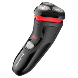 Remington R3000 Regolabarba Rotazione Trimmer Nero, Rosso