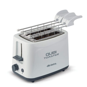 Ariete Qubi Tostapane con 2 fessure, 760 W, 7 livelli di tostatura, colore bianco