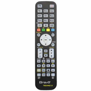 Bravo TECHNO 3 telecomando IR Wireless DTT, DVD/Blu-ray, SAT, TV, VCR Pulsanti